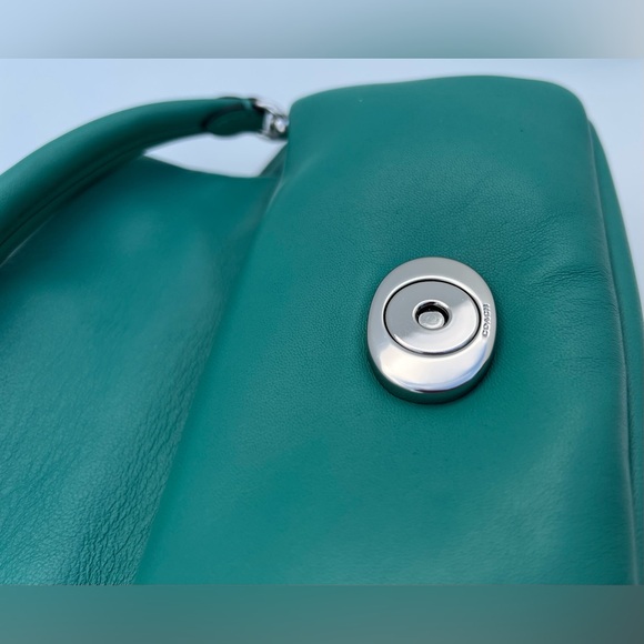 COACH Aqua Soft Pillow Tabby 18 In Nappa Leather - Picture 9 of 12